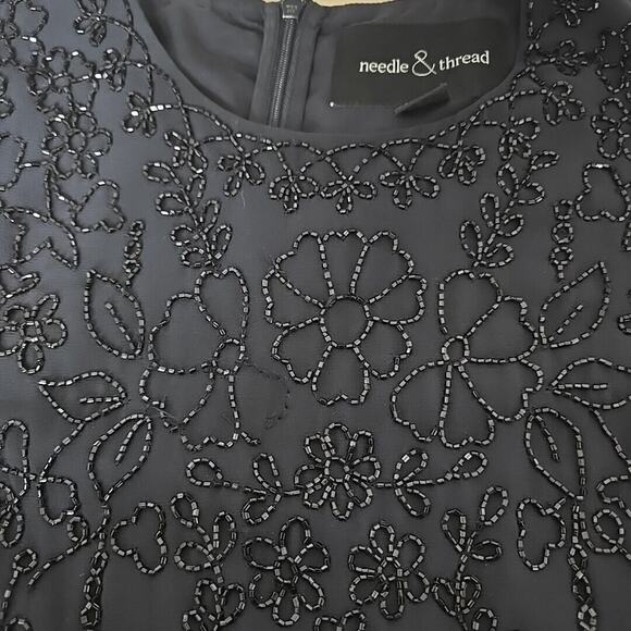 Needle & Thread Embellished Beaded‎ Fleur Dress Size 4 - Minor Snags - Picture 16 of 16